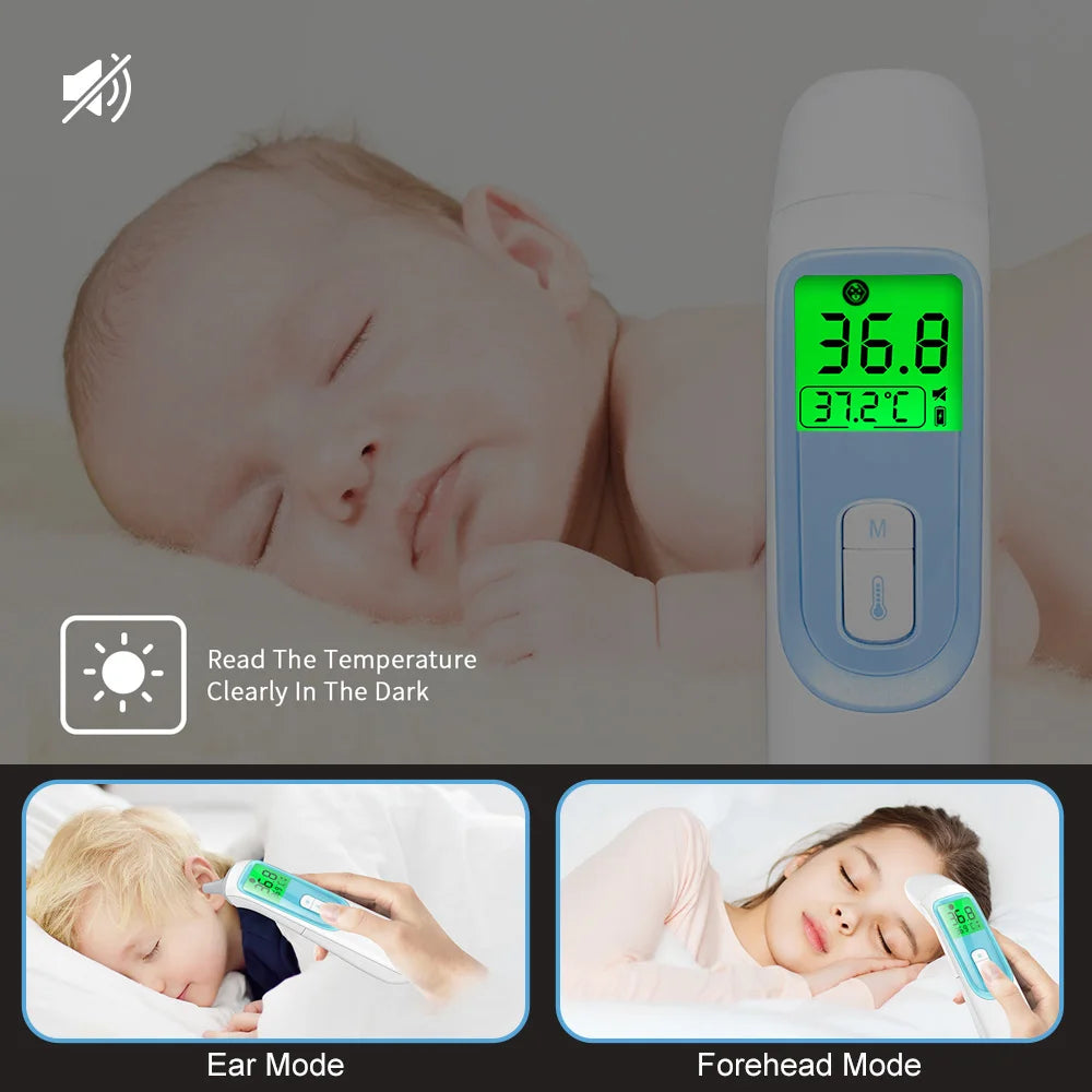 ELERA Digital Ear and Forehead Thermometer – Non-Contact Infrared Thermometer for Fever in Babies and Adults