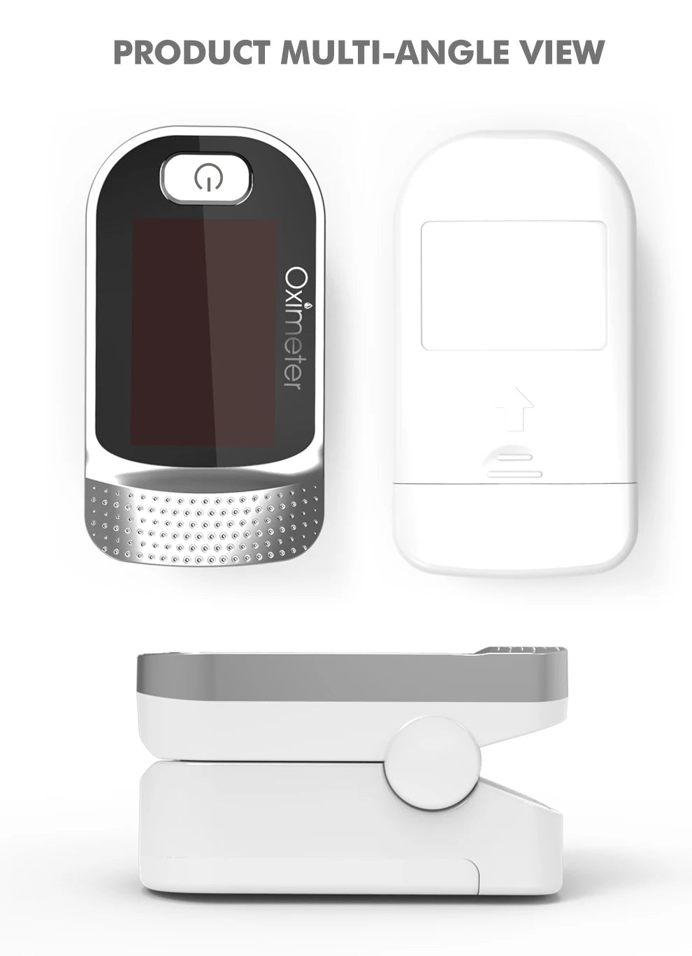 KIUZOU Finger Pulse Oximeter – Blood Oxygen Saturation Meter with SPO2, PR, PI & OLED Display Heart Rate Monitor OLED Oximeter