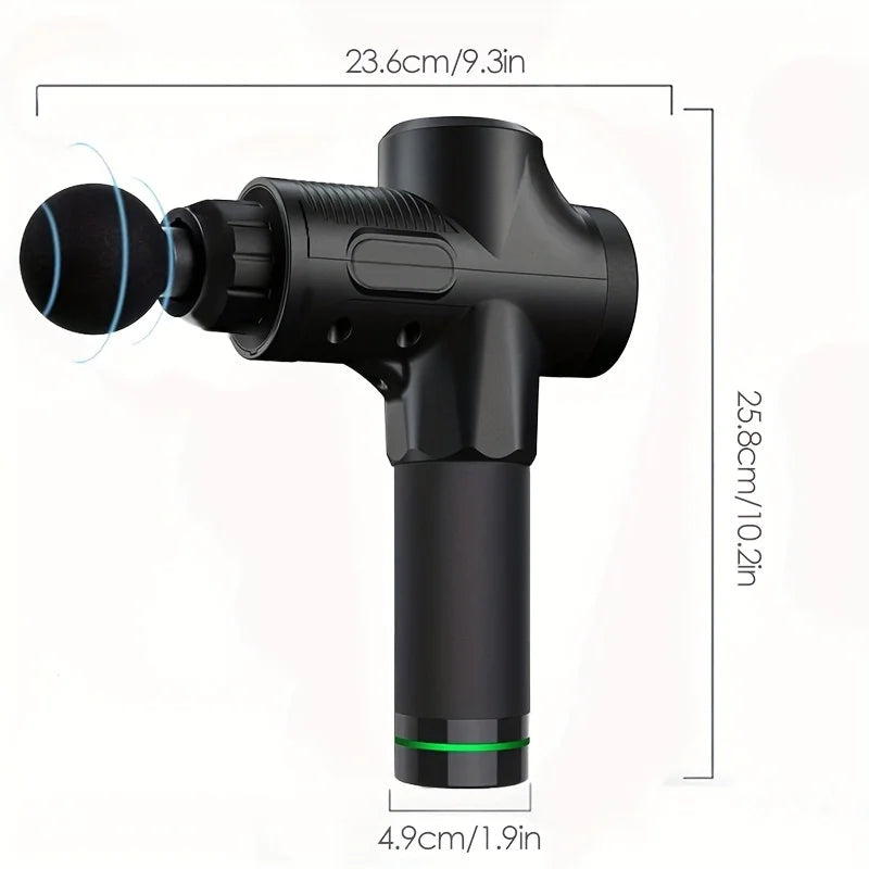 30-Level Electric Massage Gun – Deep Tissue Handheld Massager for Full Body Relief For Male and Female
