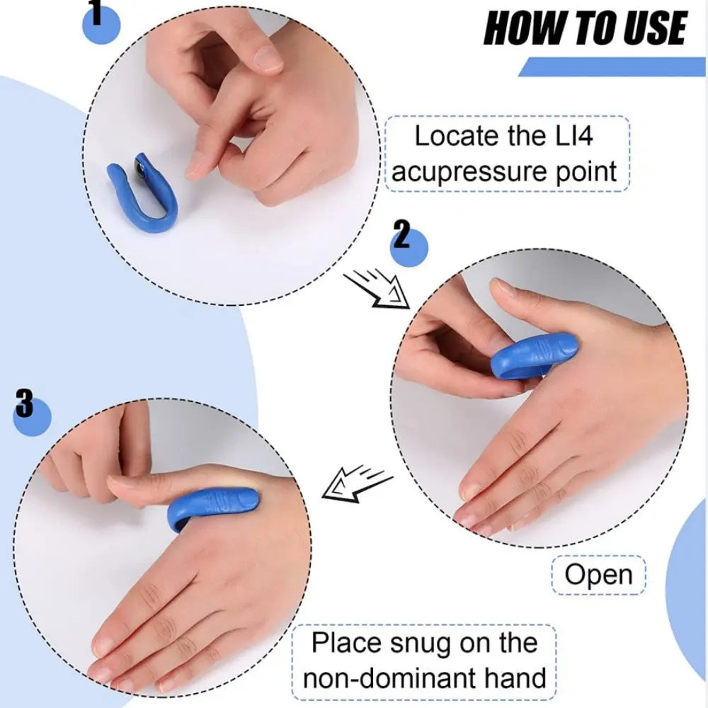 Tiger Point Thumb Massage Clip – Meridian Massage Clip & Acupressure Point Massager for Hand Therapy