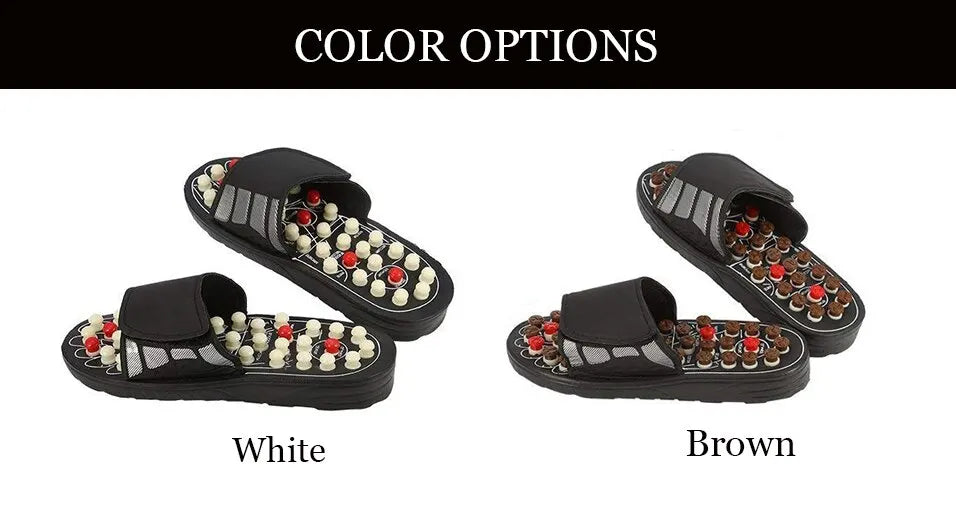 Acupoint Massage Slippers Foot Massager Flip Flop for Feet – Unisex Acupoint Slipper for Home Therapy & Health Care