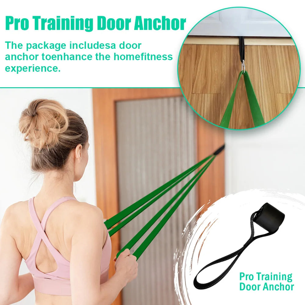 Tough Latex Free Resistance Band – Elastic Exercise Band for Strength Training, Pull-Ups & Gym Fitness Workouts