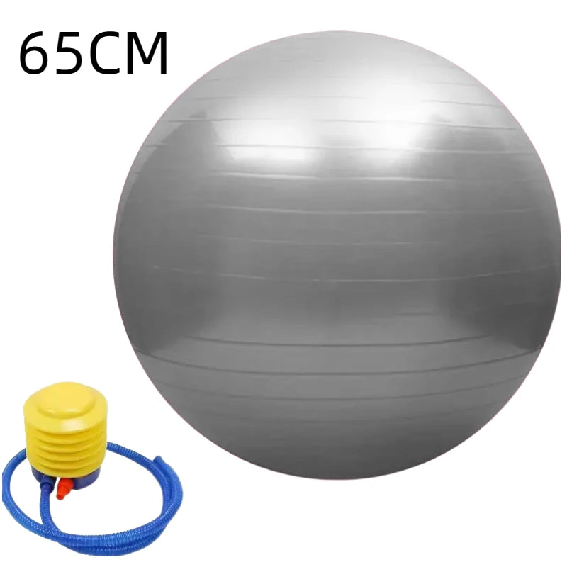 45CM–95CM Balance Exercise Ball – Gym Balls for Fitness, Yoga, Pilates & Home Workout | Thickened Anti-Burst PVC Equipment
