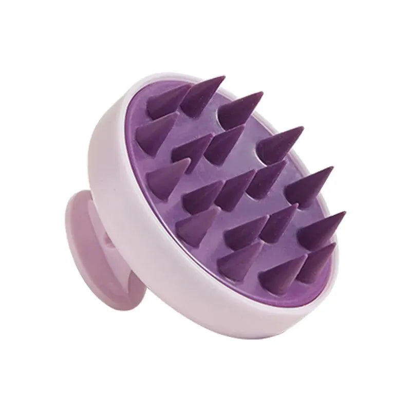 Silicone Shampoo Brush & Head Scalp Massager – Hair Washing Comb & Body Massage Tool for Bath, Shower & Salon Use