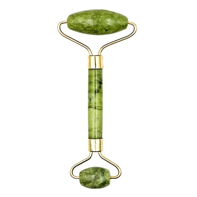 Guasha Natural Stone Face Roller & Jade Roller Gua Sha Massage Tool Set for SPA and Body Care
