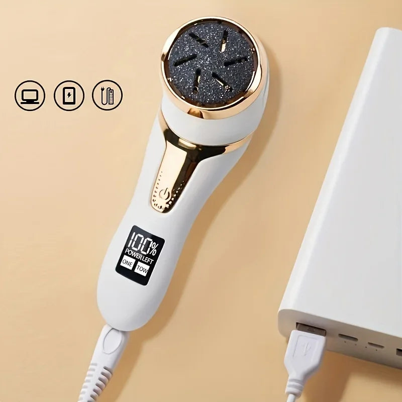 Pedicure Machine Callus Remover – Electric Foot Grinder & Dead Skin Remover Pedicure Tools for Smooth Feet