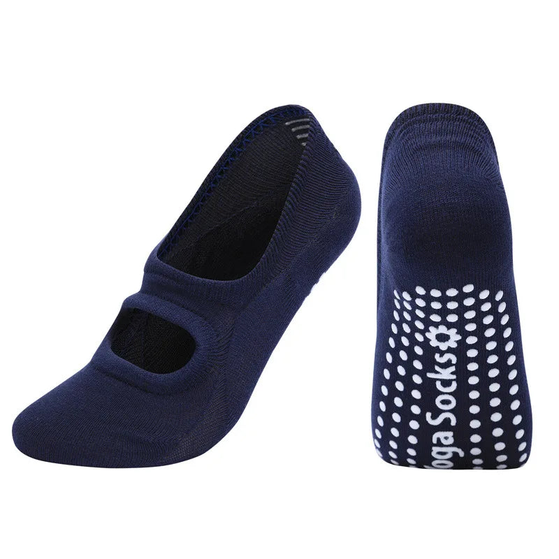 EU 35-42 Silicone Anti-Slip Backless Yoga Socks Women Pilate Socks Indoor Dance Ballet Fitness Sports Socks for Fitness Gym