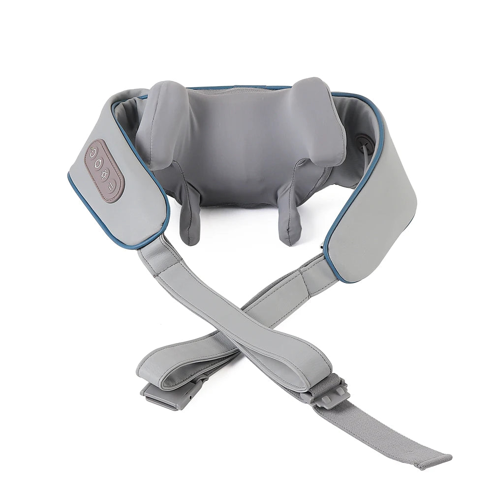 Foreverlily Wireless Neck and Back Massager – Deep Tissue Neck and Shoulder Kneading Massage Shawl for Cervical and Trapezius Relief