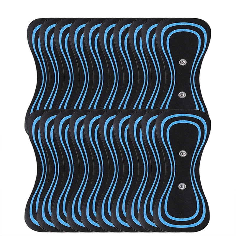 Gel Pads for EMS Muscle Stimulator – Replacement Body Massager Patches for Neck, Hip Trainer & Muscle Stimulator Devices
