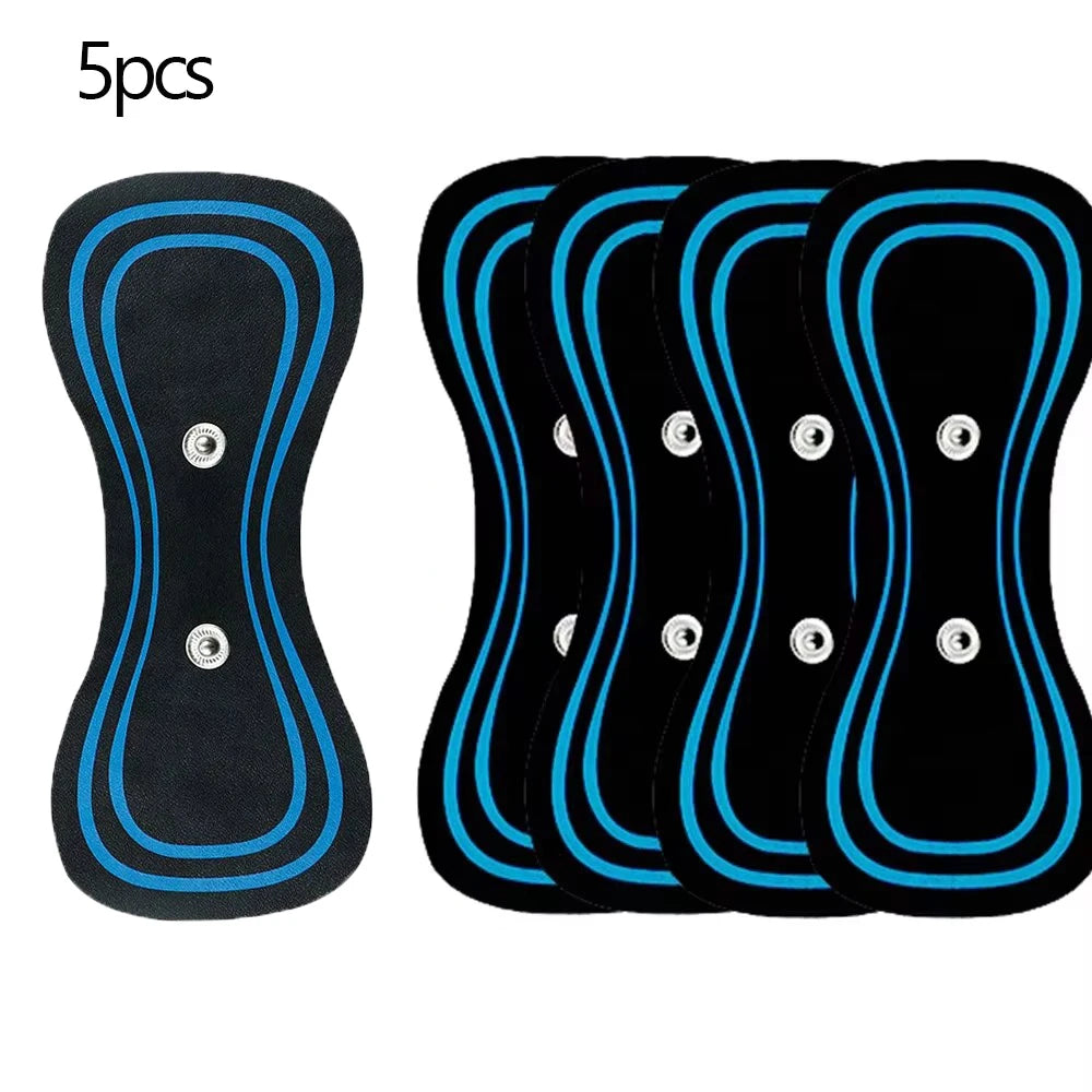 Gel Pads for EMS Muscle Stimulator – Replacement Body Massager Patches for Neck, Hip Trainer & Muscle Stimulator Devices