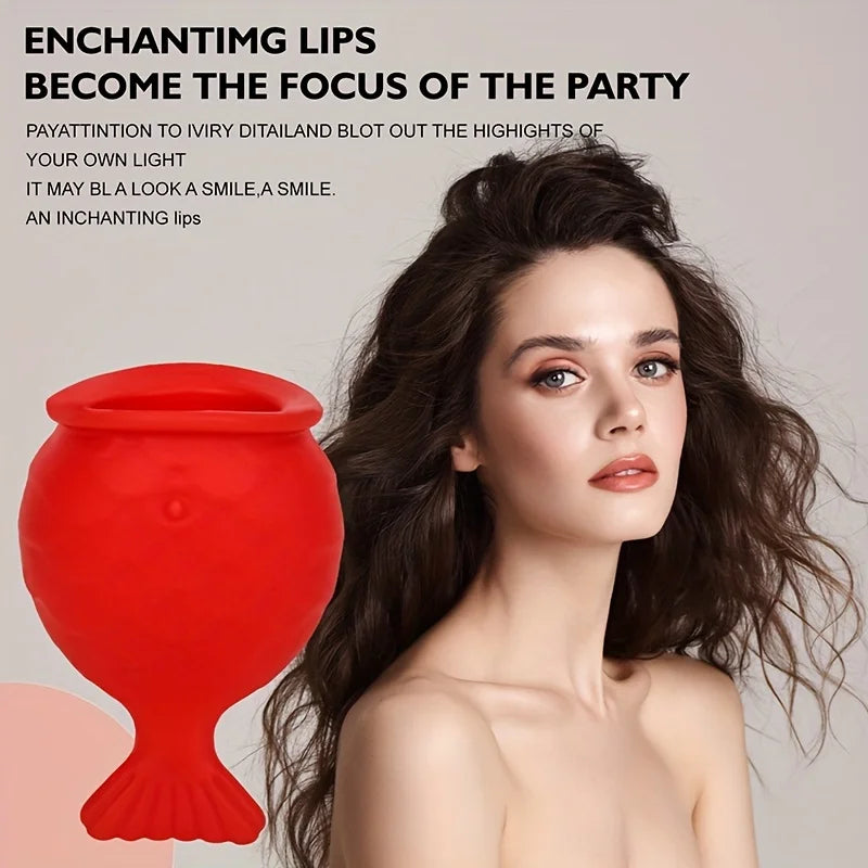 Lip Plumping Tool – Silicone Lip Filler & Natural Lip Enhancement Tool for Fuller, Glamorous Lips and Facial Exercises