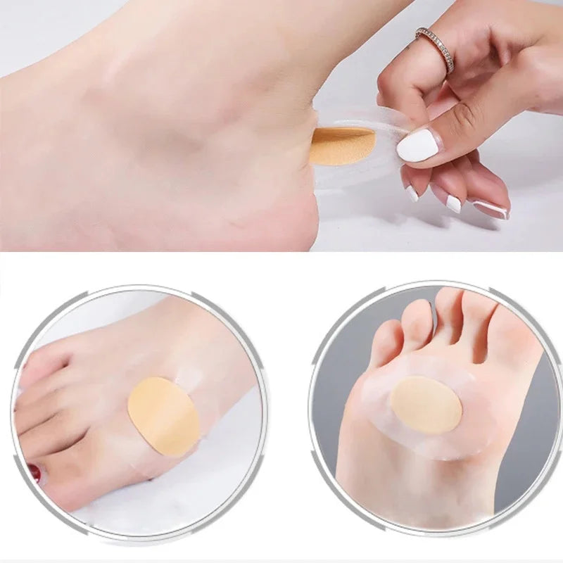 30pcs Gel Grip Heel Protector Adhesive Foot Patches Blister Pads Heel Liner Shoes Stickers Pain Relief Plaster Foot Care Cushion