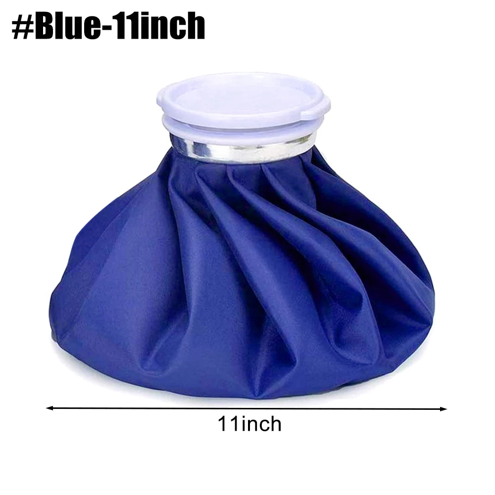 Reusable Ice Pack & Hot Water Compress Bag for Knee, Injuries, Headaches, Kids & Adults