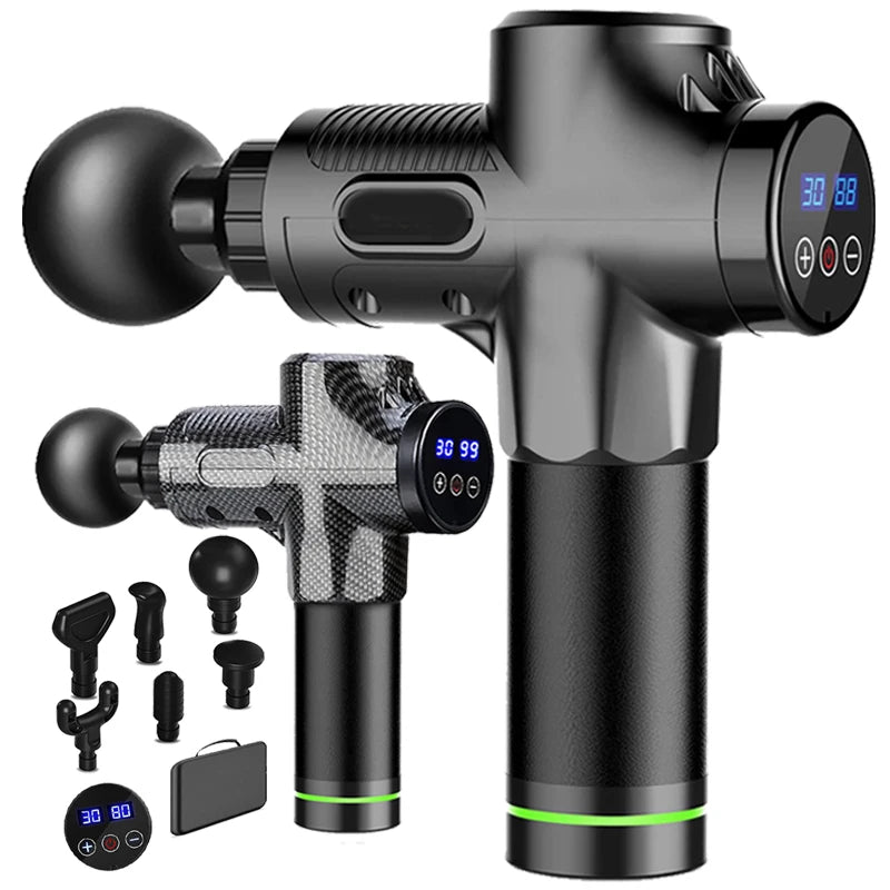 30-Level Electric Massage Gun – Deep Tissue Handheld Massager for Full Body Relief For Male and Female