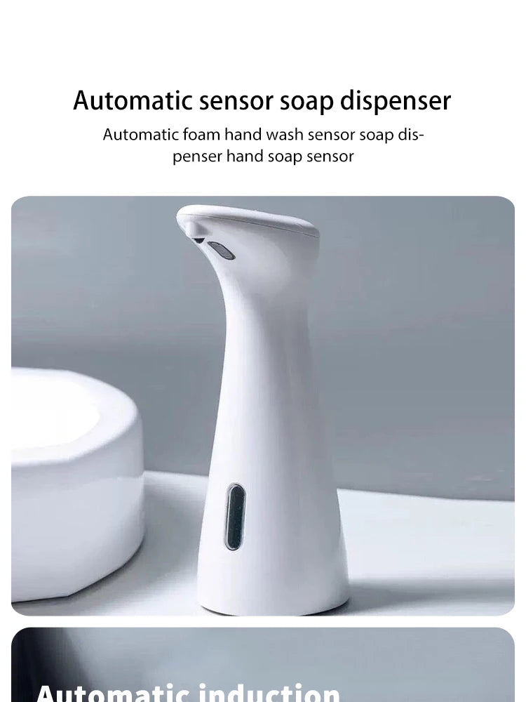 Automatic Sensor Soap Dispenser – Smart Motion Sensor Hand Soap Dispenser for Bathroom & Kitechen with Waterproof ABS Design