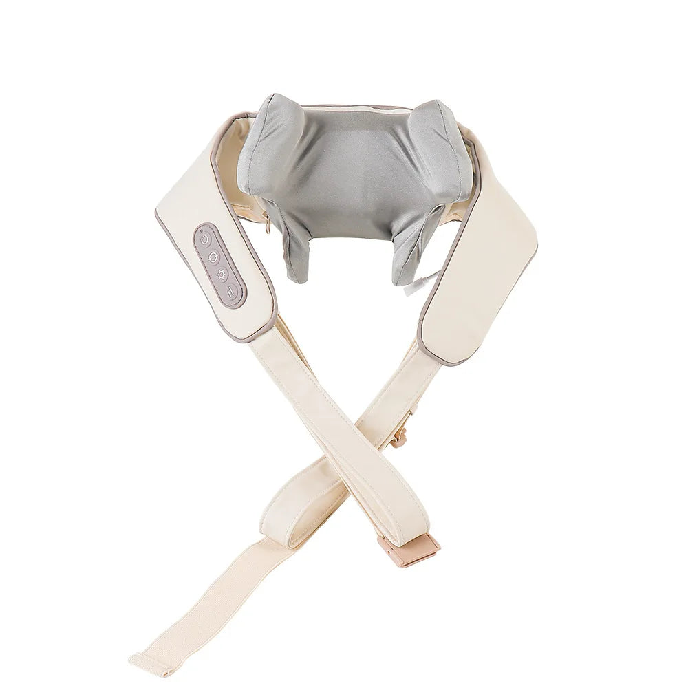 Foreverlily Wireless Neck and Back Massager – Deep Tissue Neck and Shoulder Kneading Massage Shawl for Cervical and Trapezius Relief