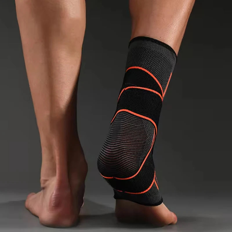 Adjustable Compression Ankle Support for Men & Women – Running, Hiking, Basketball Ankle Brace for Sports Protection