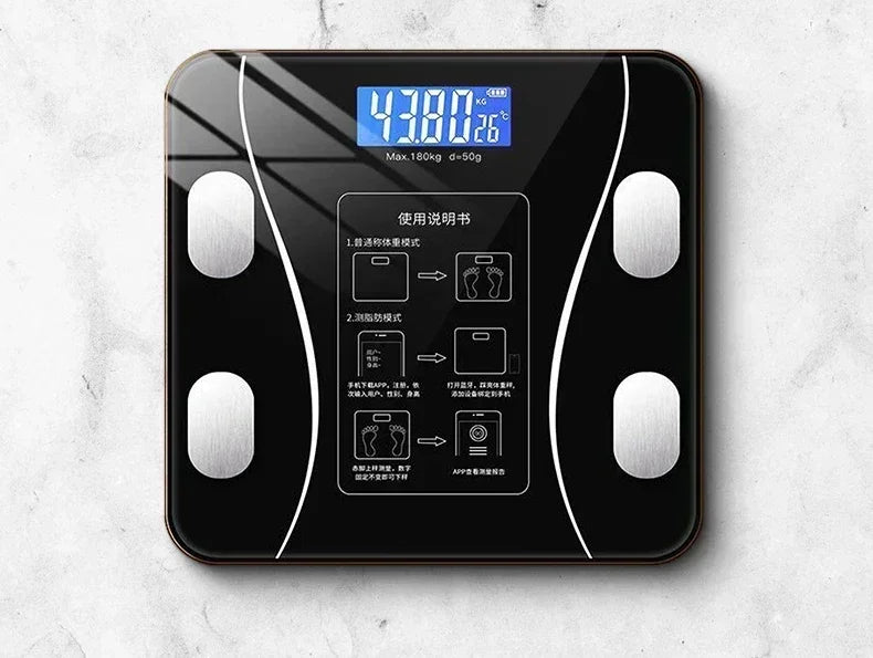 Smart Bluetooth Body Fat Scale – Electronic Weight Scale Machine for Home Use