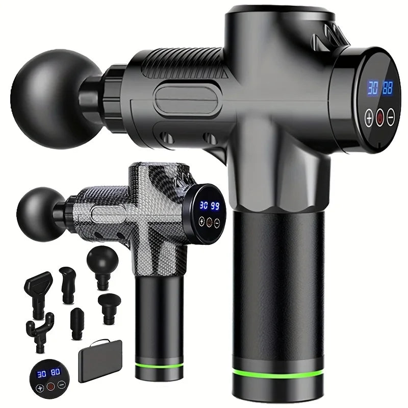 30-Level Electric Massage Gun – Deep Tissue Handheld Massager for Full Body Relief For Male and Female