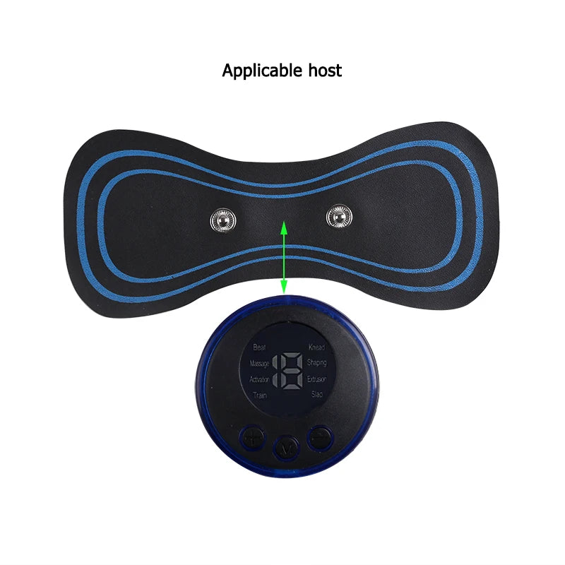 Gel Pads for EMS Muscle Stimulator – Replacement Body Massager Patches for Neck, Hip Trainer & Muscle Stimulator Devices