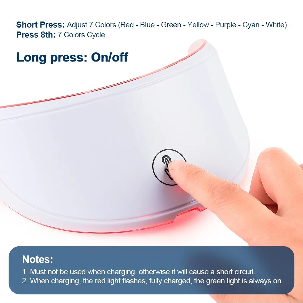 Face and Neck Beauty Machine – LED Skin Care Tool for Skin Rejuvenation and Facial Treatment