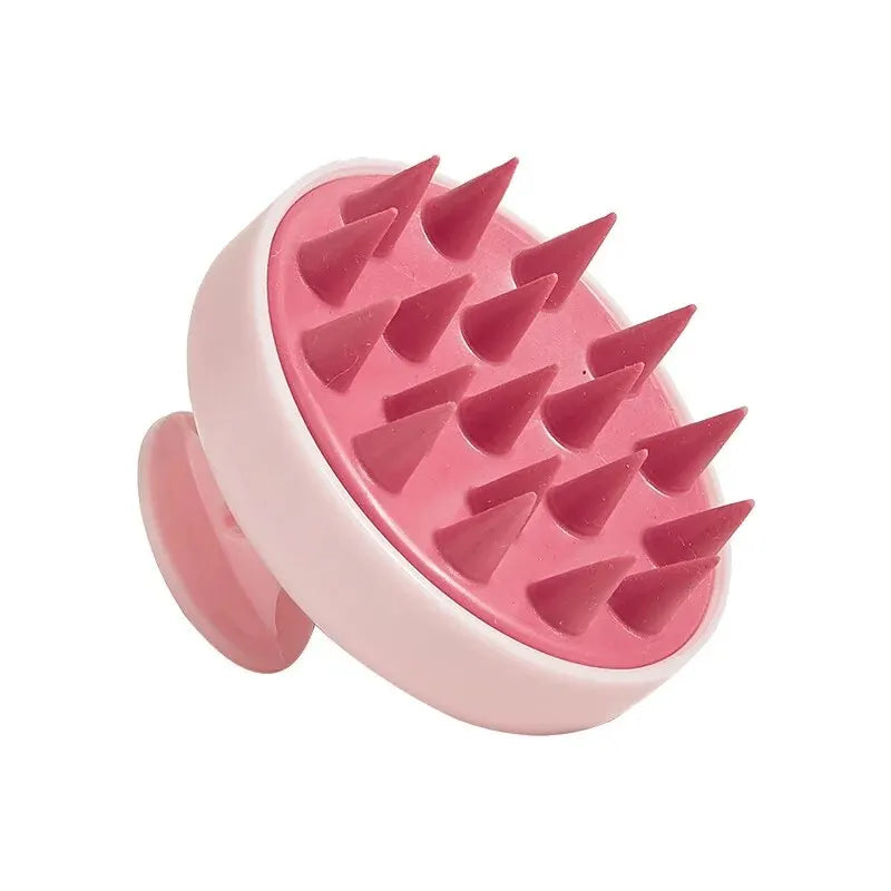 Silicone Shampoo Brush & Head Scalp Massager – Hair Washing Comb & Body Massage Tool for Bath, Shower & Salon Use