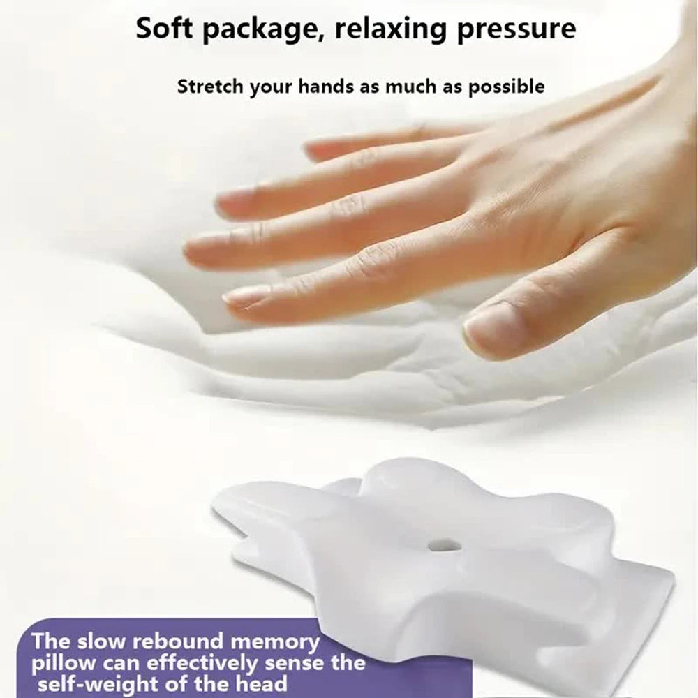 Memory Foam Butterfly Shaped Pillow – Orthopedic Neck Pain Relief & Cervical Spine Alignment Sleeping Support Pillow Beding