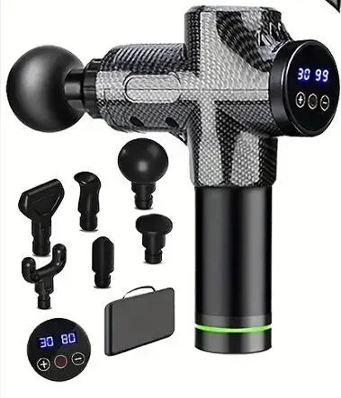 30-Level Electric Massage Gun – Deep Tissue Handheld Massager for Full Body Relief For Male and Female
