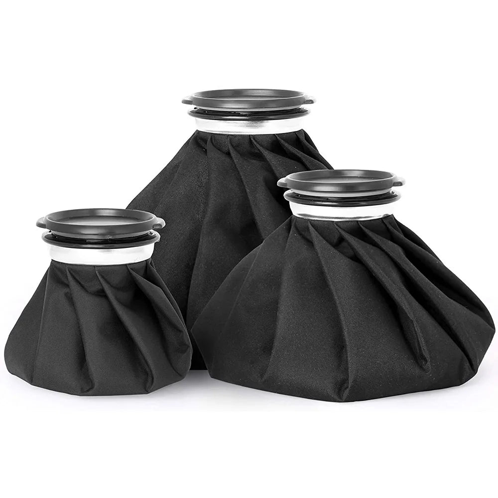 Reusable Ice Pack & Hot Water Compress Bag for Knee, Injuries, Headaches, Kids & Adults