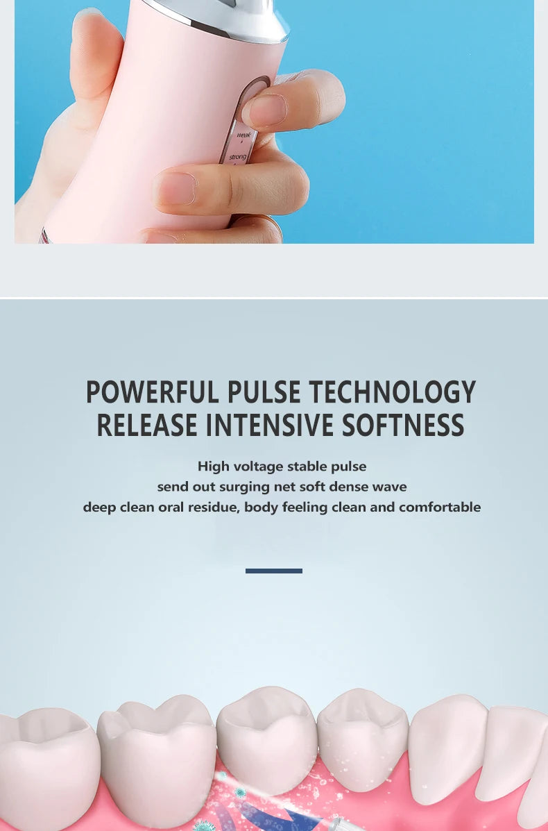 Portable Smart Oral Irrigator & Dental Water Flosser – 4 Jets, 3 Modes, Rechargeable Teeth Cleaner for Orthodontic Care