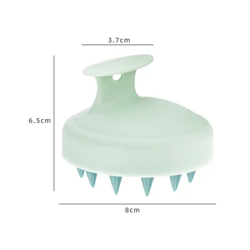 Silicone Shampoo Brush & Head Scalp Massager – Hair Washing Comb & Body Massage Tool for Bath, Shower & Salon Use