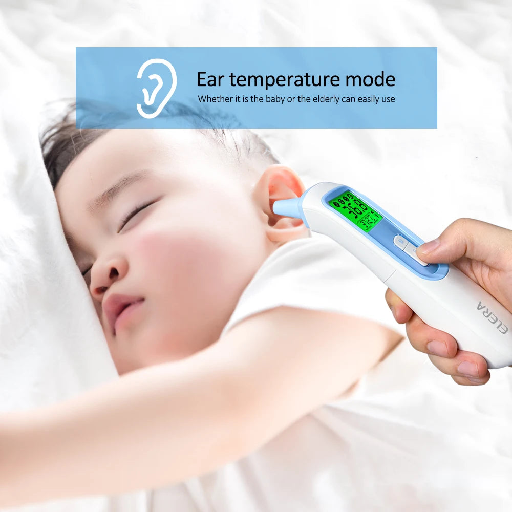 ELERA Digital Ear and Forehead Thermometer – Non-Contact Infrared Thermometer for Fever in Babies and Adults