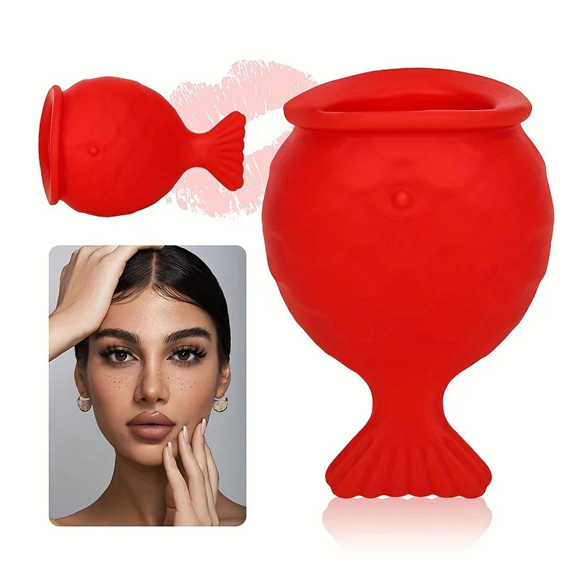 Lip Plumping Tool – Silicone Lip Filler & Natural Lip Enhancement Tool for Fuller, Glamorous Lips and Facial Exercises
