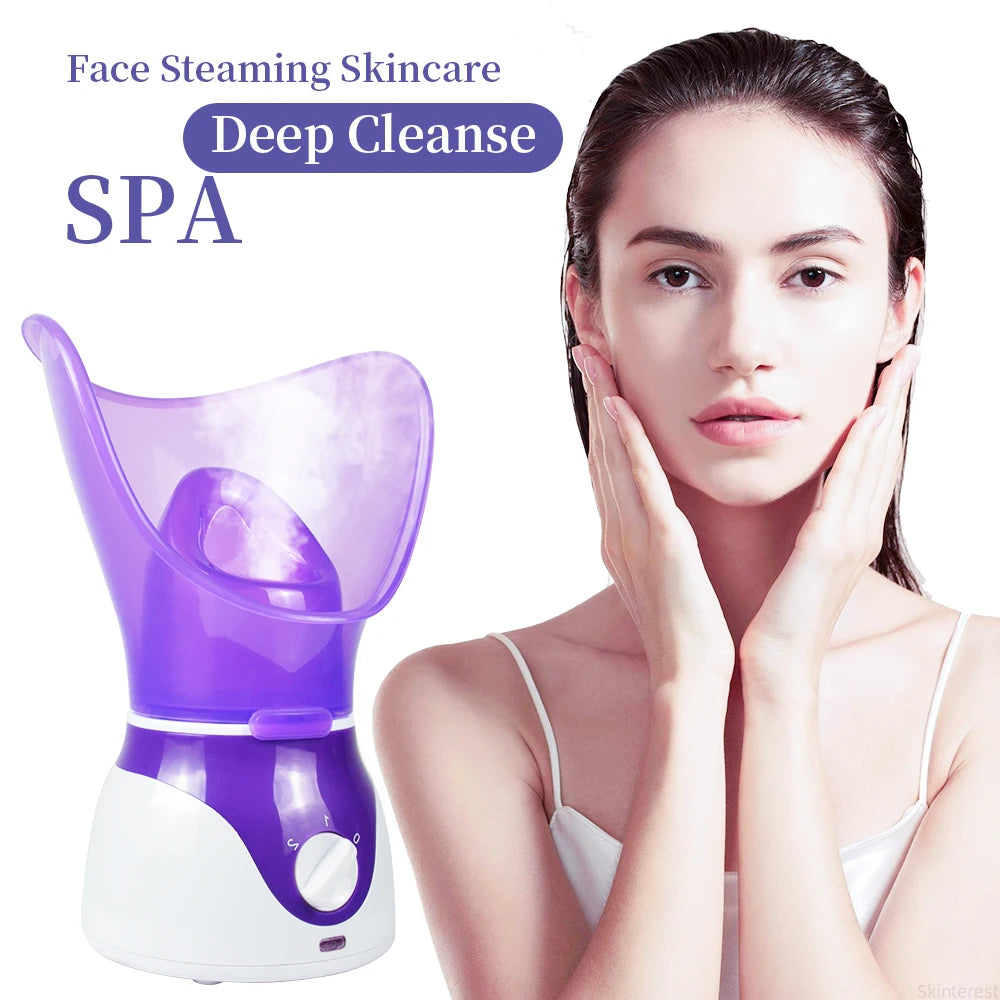 50ML Mini Face Steamer & Nose Steamer – Portable Facial Steamer for Deep Hydration, Pore Cleansing & Daily Skin Care