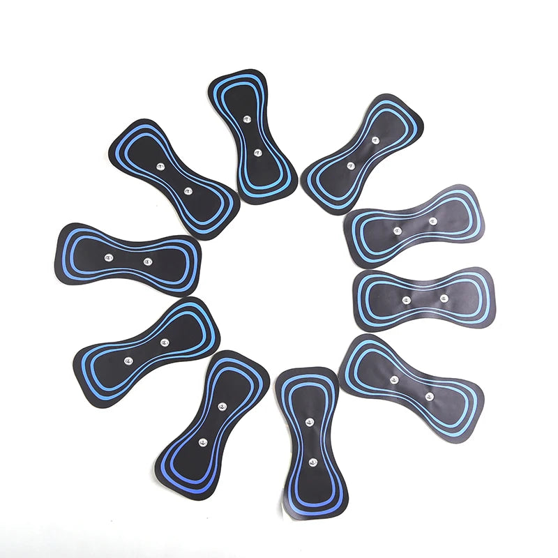 Gel Pads for EMS Muscle Stimulator – Replacement Body Massager Patches for Neck, Hip Trainer & Muscle Stimulator Devices