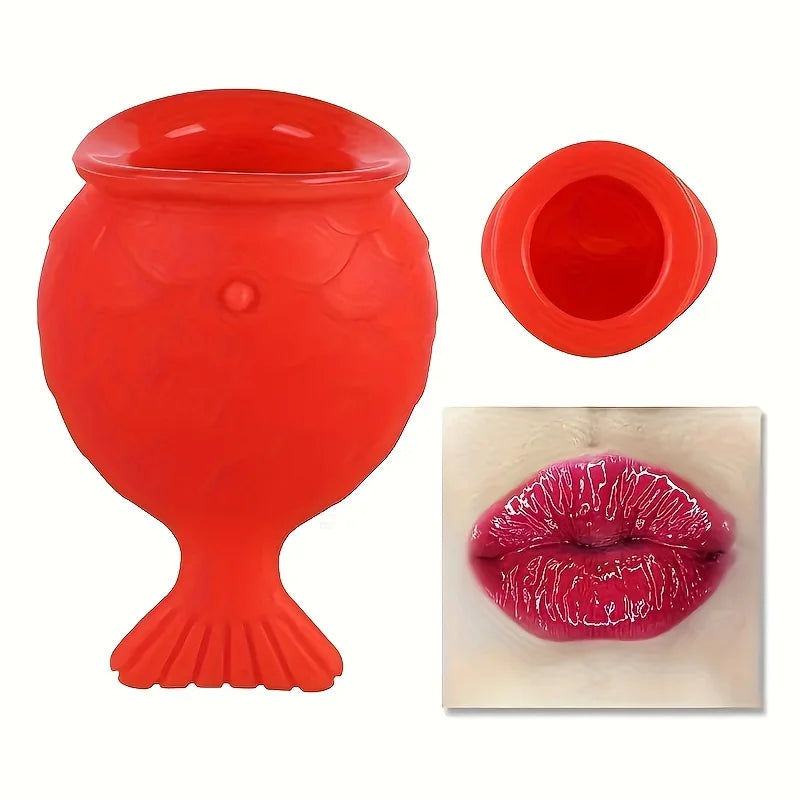 Lip Plumping Tool – Silicone Lip Filler & Natural Lip Enhancement Tool for Fuller, Glamorous Lips and Facial Exercises