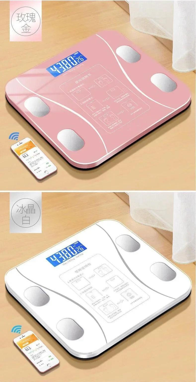 Smart Bluetooth Body Fat Scale – Electronic Weight Scale Machine for Home Use