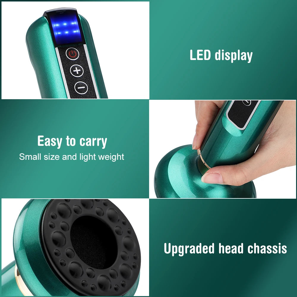 Chinese Electric Vacuum Suction Cup Cupping Massage Machine – Gua Sha Therapy Set for Slimming & Cellulite Relief