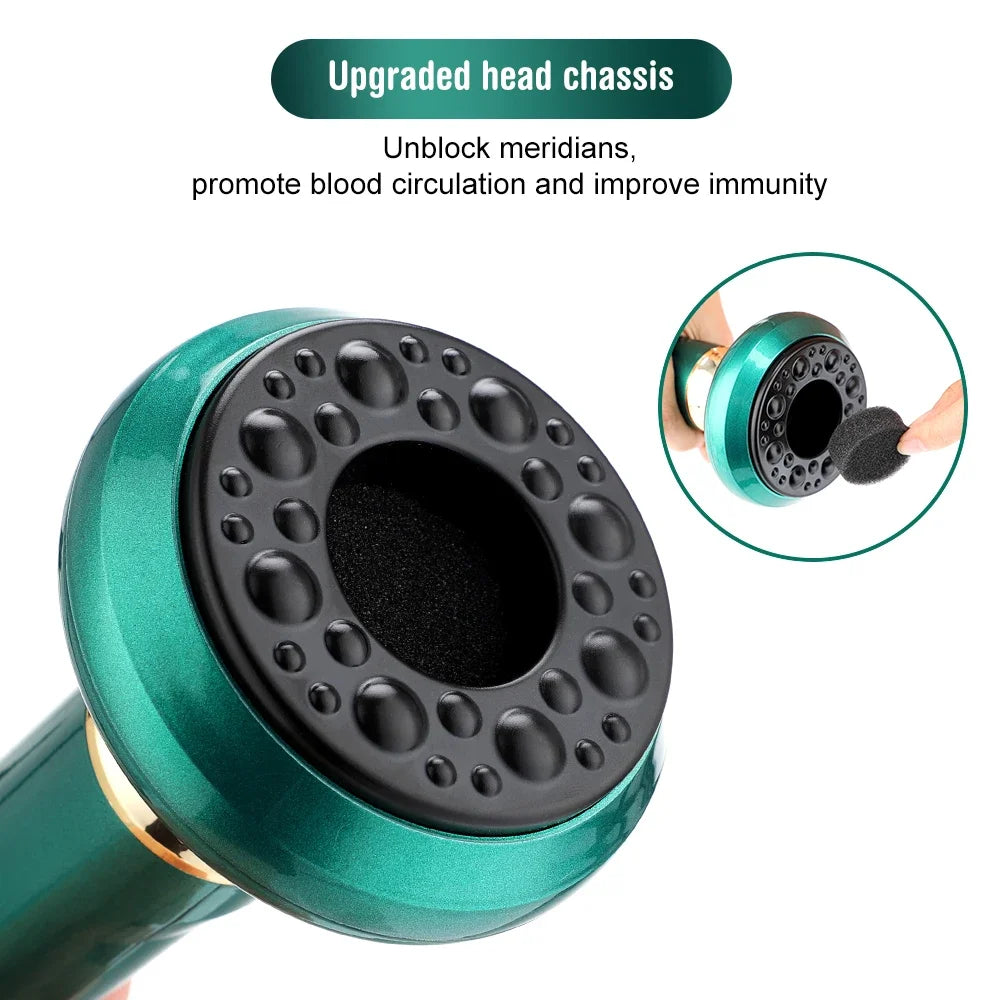 Chinese Electric Vacuum Suction Cup Cupping Massage Machine – Gua Sha Therapy Set for Slimming & Cellulite Relief