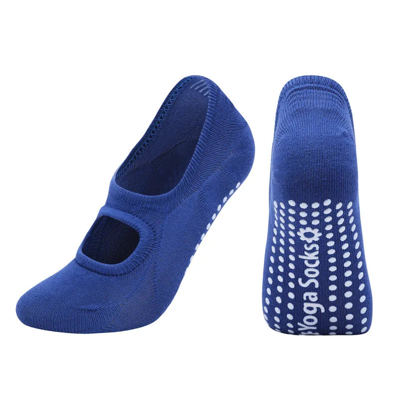 EU 35-42 Silicone Anti-Slip Backless Yoga Socks Women Pilate Socks Indoor Dance Ballet Fitness Sports Socks for Fitness Gym