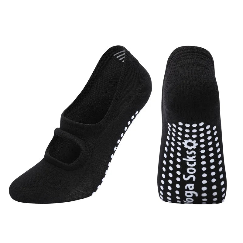 EU 35-42 Silicone Anti-Slip Backless Yoga Socks Women Pilate Socks Indoor Dance Ballet Fitness Sports Socks for Fitness Gym