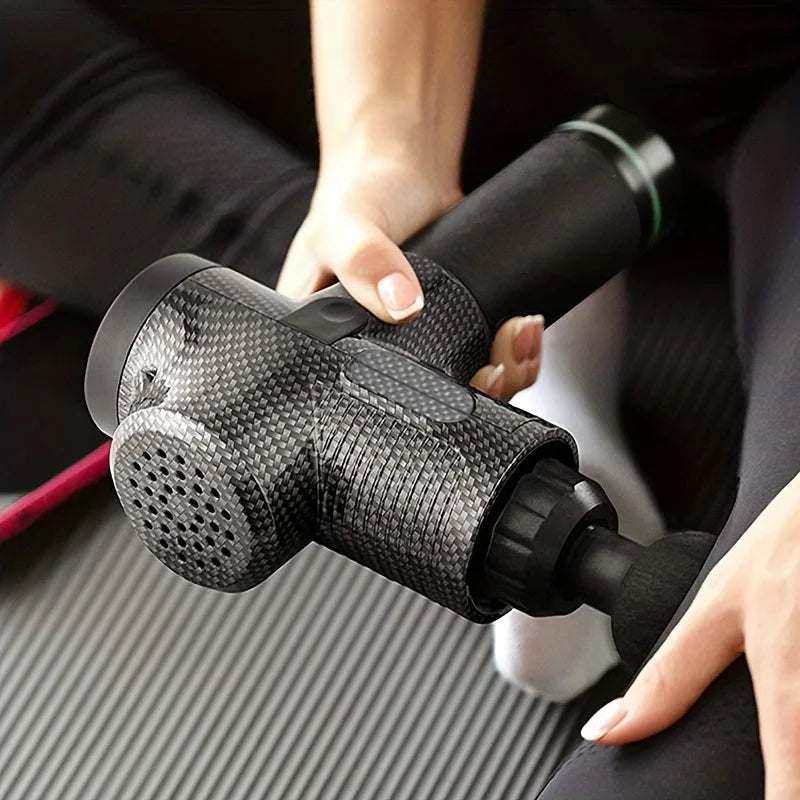30-Level Electric Massage Gun – Deep Tissue Handheld Massager for Full Body Relief For Male and Female