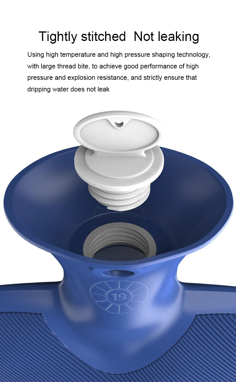 1000/2000ml PVC Hot Water Warmer Bag for Women – Hand, Belly & Feet Warmer Hot-Water Bottle Bag