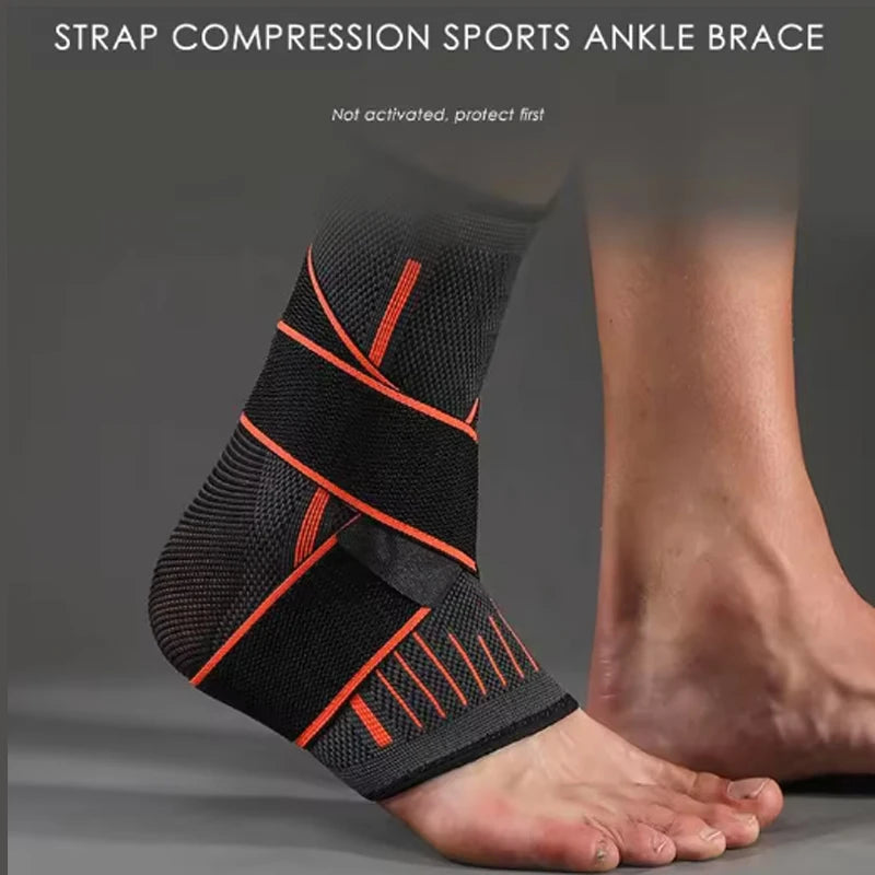 Adjustable Compression Ankle Support for Men & Women – Running, Hiking, Basketball Ankle Brace for Sports Protection