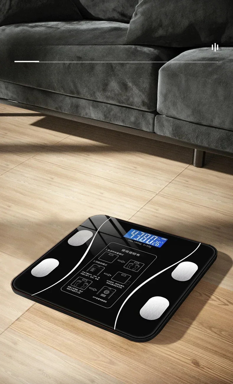 Smart Bluetooth Body Fat Scale – Electronic Weight Scale Machine for Home Use