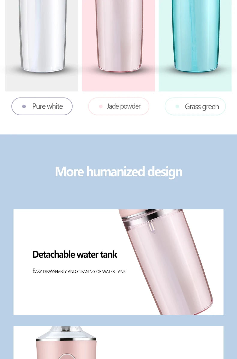 Portable Smart Oral Irrigator & Dental Water Flosser – 4 Jets, 3 Modes, Rechargeable Teeth Cleaner for Orthodontic Care