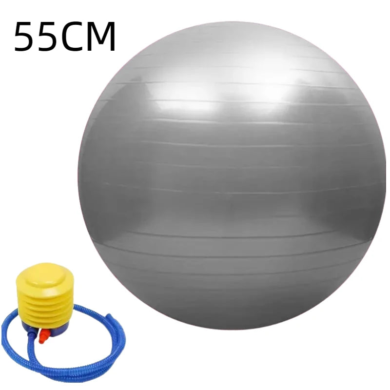 45CM–95CM Balance Exercise Ball – Gym Balls for Fitness, Yoga, Pilates & Home Workout | Thickened Anti-Burst PVC Equipment