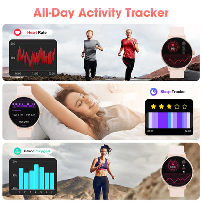 Round smart watch