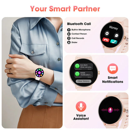 Round smart watch