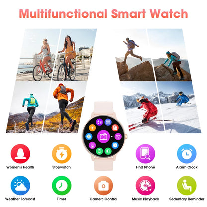 Round smart watch
